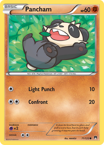 Pancham (71/122) [XY: BREAKpoint] 
