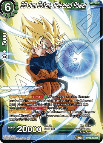 SS Son Goten, Released Power (BT22-068) [Critical Blow] 
