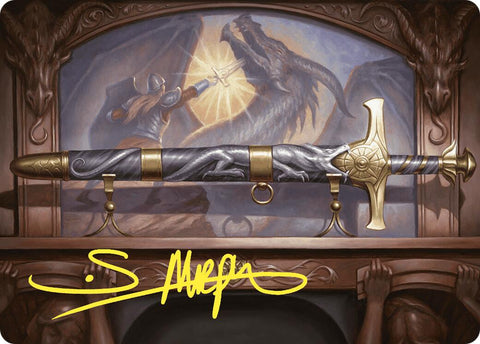 Ancestral Blade Art Card (Gold-Stamped Signature) [Commander Masters Art Series] 