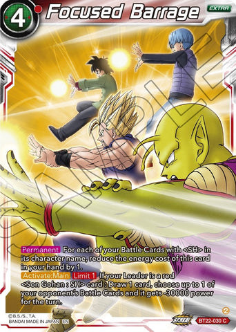 Focused Barrage (Bt22-030) [Critical Blow] 