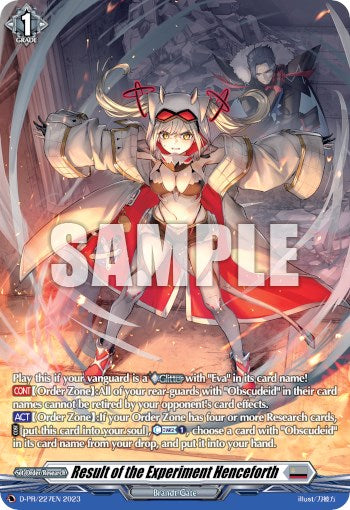 Result of the Experiment Henceforth (D-PR/227EN 2023) [D Promo Cards]