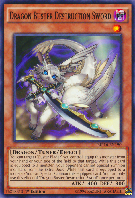 Dragon Buster Destruction Sword [MP16-EN190] Common 