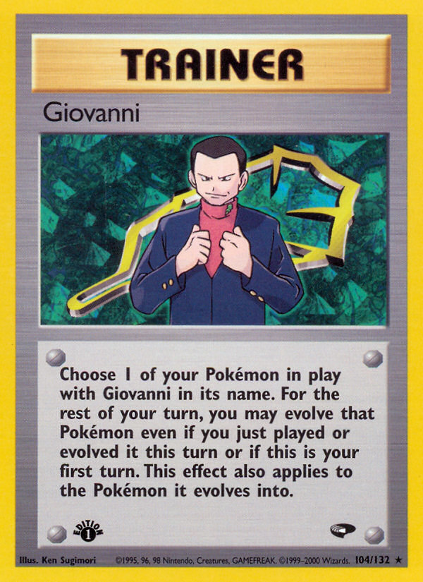 Giovanni (104/132) [Gym Challenge 1st Edition] 