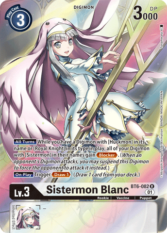 Sistermon White [BT6-082] (Alternate Art) [Double Diamond] 