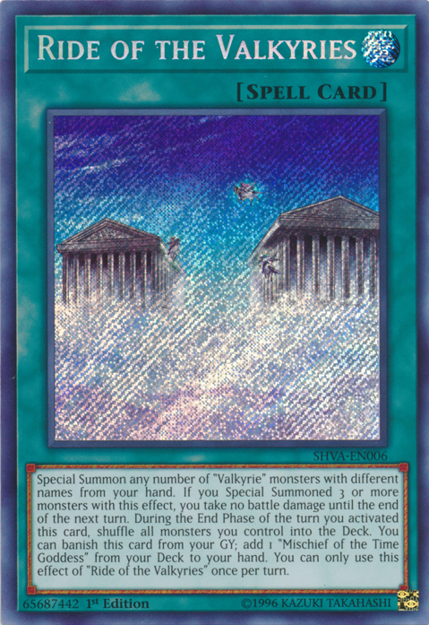 Ride of the Valkyries [SHVA-EN006] Secret Rare 