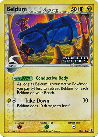 Beldum (59/113) (Delta Species) (Stamped) [EX: Delta Species] 