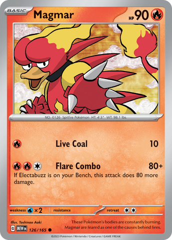 Magmar (126/165) [Scarlet &amp; Violet: 151] 