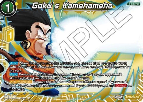 Goku's Kamechameha (BT22-086) [Critical Blow] 