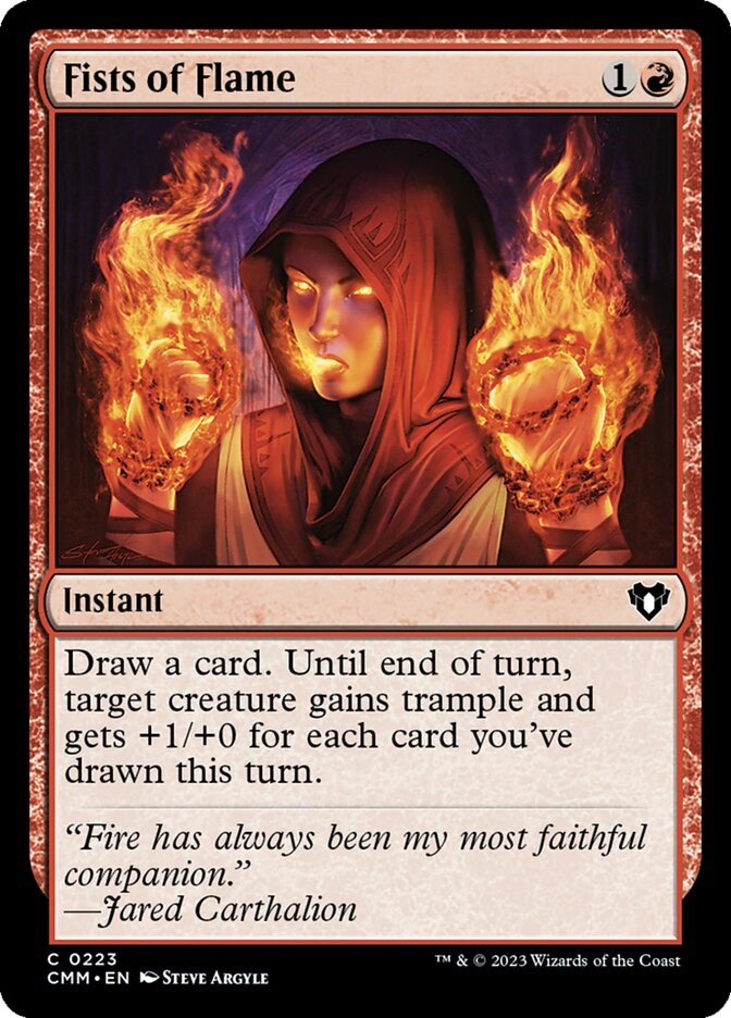 Fists of Flame [Commander Masters] 