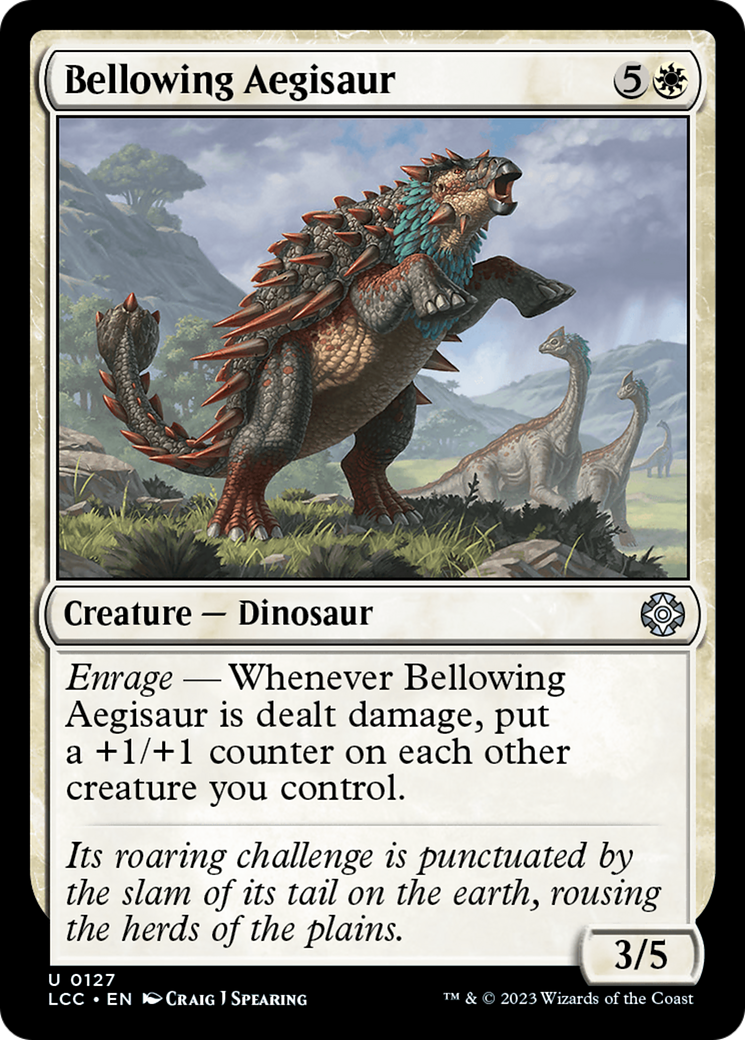 Bellowing Aegisaur [The Lost Caverns of Ixalan Commander] 