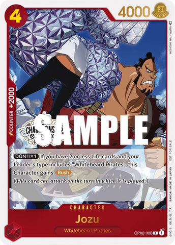 Jozu (Store Championship Participation Pack Vol. 2) [One Piece Promotion Cards] 