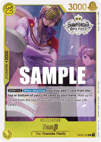 Sanji (Store Championship Participation Pack Vol. 2) [One Piece Promotion Cards] 
