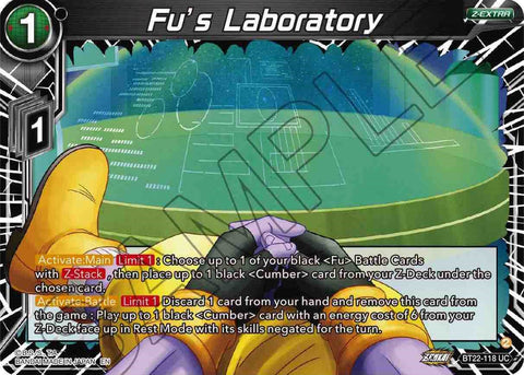 Fu's Laboratory (BT22-118) [Critical Blow] 