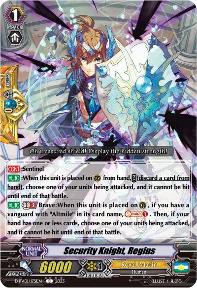 Security Knight, Regius (D-PV01/175EN) [D-PV01: History Collection] 