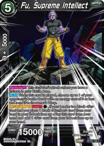 Fu, Supreme Intellect (BT22-126) [Critical Blow] 