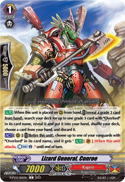Lizard General, Conroe (D-PV01/186EN) [D-PV01: History Collection] 