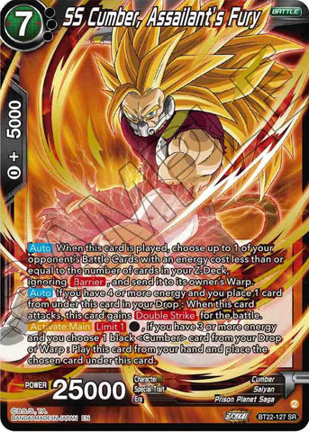 SS Cumber, Assailant's Fury (BT22-127) [Critical Blow] 
