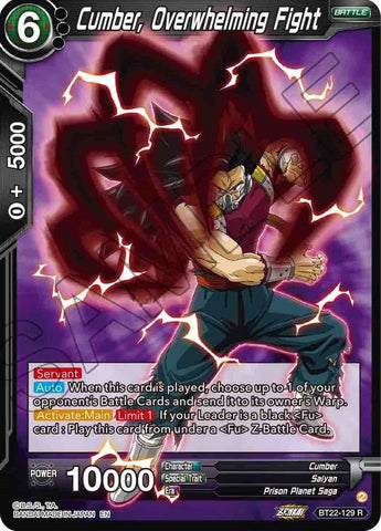 Cumber, Overwhelming Fight (BT22-129) [Critical Blow] 