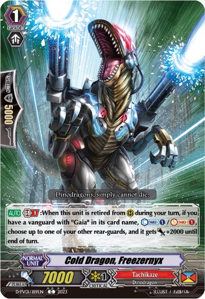 Cold Dragon, Freezernyx (D-PV01/189EN) [D-PV01: History Collection] 