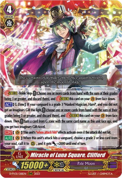 Miracle of Luna Square, Clifford (D-PV01/018EN) [D-PV01: History Collection] 