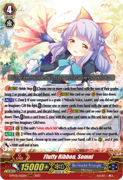 Fluffy Ribbon, Somni (D-PV01/021EN) [D-PV01: History Collection] 