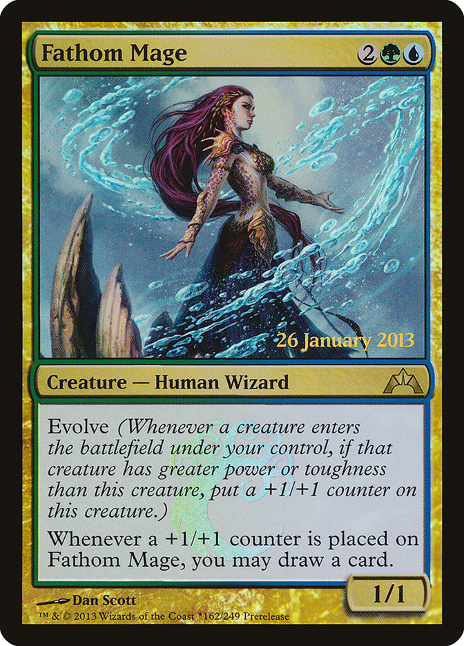 Fathom Mage [Gatecrash Prerelease Promos] 