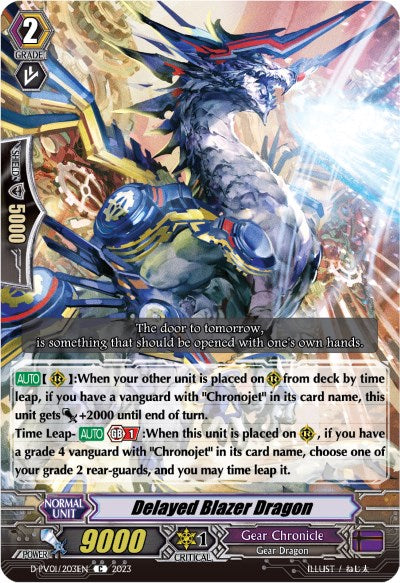Delayed Blazer Dragon (D-PV01/203EN) [D-PV01: History Collection] 