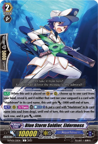 Blue Storm Soldier, Eldermoss (D-PV01/211EN) [D-PV01: History Collection] 