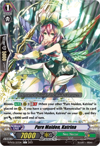 Pure Maiden, Katrina (D-PV01/217EN) [D-PV01: History Collection] 