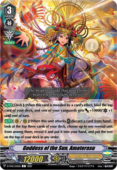 Goddess of the Sun, Amaterasu (D-PV01/243EN) [D-PV01: History Collection] 