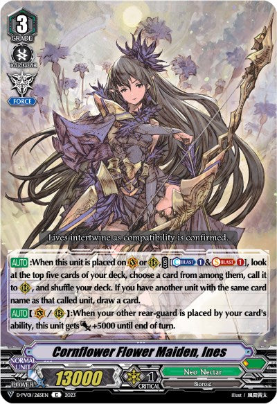 Cornflower Flower Maiden, Ines (D-PV01/265EN) [D-PV01: History Collection] 