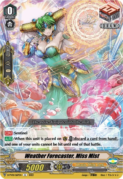 Weather Forecaster, Miss Mist (D-PV01/267EN) [D-PV01: History Collection] 