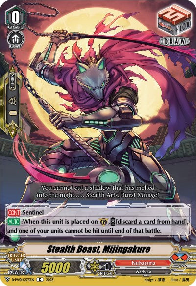 Stealth Beast, Mijingakure (V-SS08/035EN) [D-PV01: History Collection] 