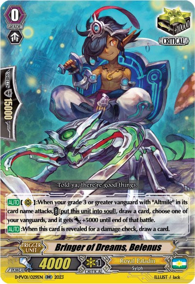 Bringer of Dreams, Belenus (D-PV01/029EN) [D-PV01: History Collection] 