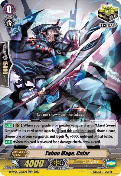 Taboo Mage, Cafar (D-PV01/032EN) [D-PV01: History Collection] 