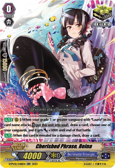 Cherished Phrase, Reina (D-PV01/048EN) [D-PV01: History Collection] 