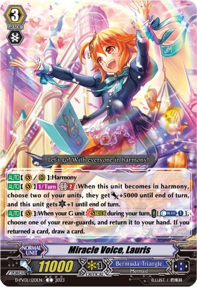 Miracle Voice, Lauris (D-PV01/120EN) [D-PV01: History Collection] 
