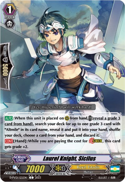 Laurel Knight, Sicilus (D-PV01/125EN) [D-PV01: History Collection] 