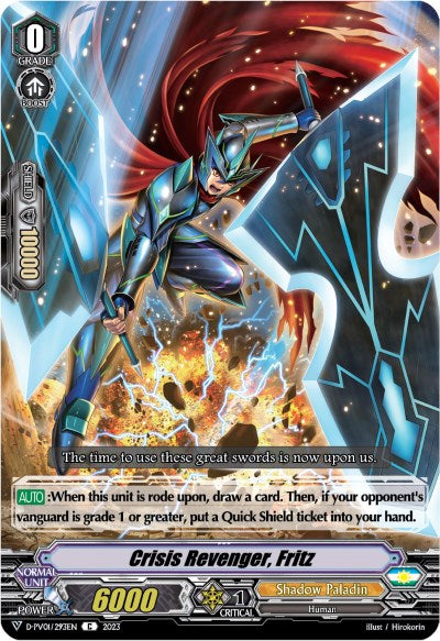 Crisis Revenger, Fritz (D-PV01/293EN) [D-PV01: History Collection] 