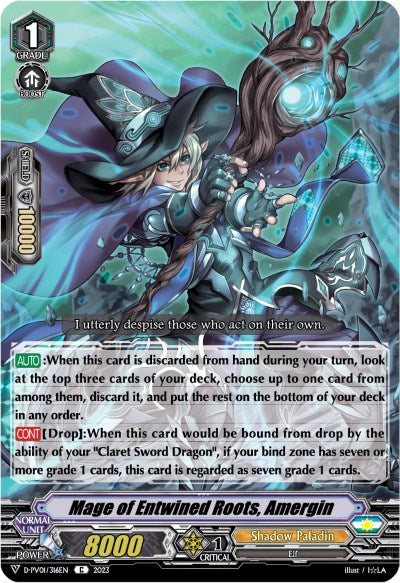 Mage of Entwined Roots, Amergin (D-PV01/316EN) [D-PV01: History Collection] 