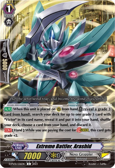 Extreme Battler, Arashid (D-PV01/136EN) [D-PV01: History Collection] 