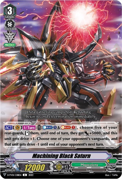 Machining Black Saturn (D-PV01/338EN) [D-PV01: History Collection] 