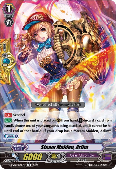 Steam Maiden, Arlim (D-PV01/166EN) [D-PV01: History Collection] 