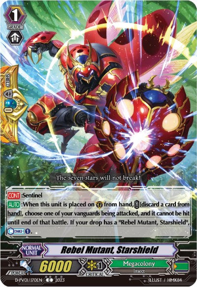 Rebel Mutant, Starshield (D-PV01/170EN) [D-PV01: History Collection] 