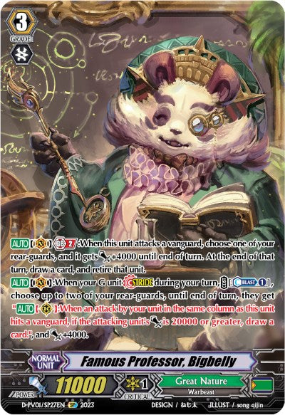Famous Professor, Bigbelly (D-PV01/SP27EN) [D-PV01: History Collection] 