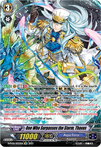 One Who Surpasses the Storm, Thavas (D-PV01/SP25EN) [D-PV01: History Collection] 