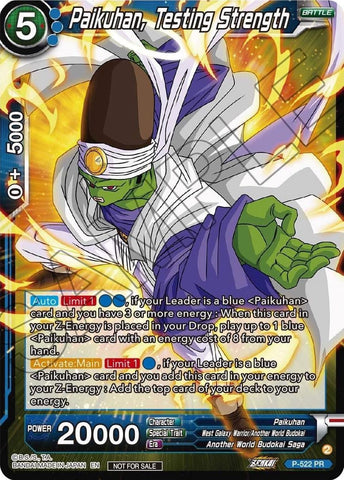 Paikuhan, Testing Strength (Zenkai Series Tournament Pack Vol.5) (P-522) [Tournament Promotion Cards] 