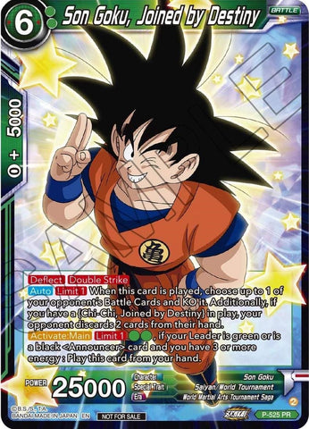 Son Goku, Joined by Destiny (Zenkai Series Tournament Pack Vol.5) (P-525) [Tournament Promotion Cards] 