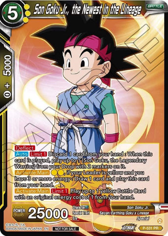 Son Goku Jr., the Newest in the Lineage (Zenkai Series Tournament Pack Vol.5) (P-531) [Tournament Promotion Cards] 