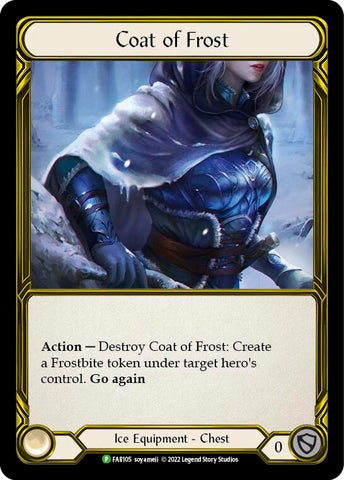 Coat of Frost (Golden) [FAB105] (Promo) Cold Foil 